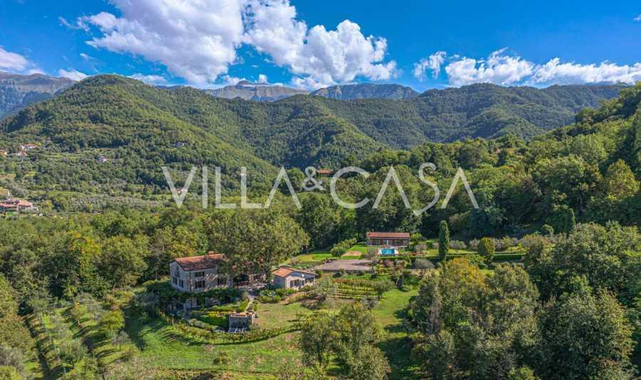 Luxus villa eladó Bagnóban, Toszkánában