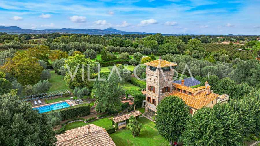 Elitní villa a Bracciano-tónál