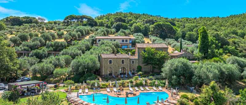 Luxus agriturizmus a Trasimeno-tónál Umbria-ban