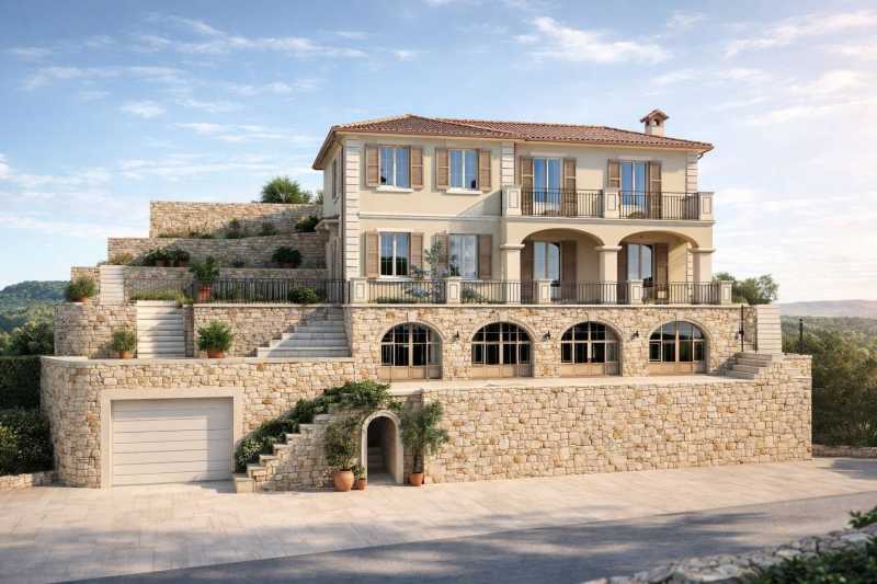 Bordighera-ban található villa teljes rekonstrukcióra.