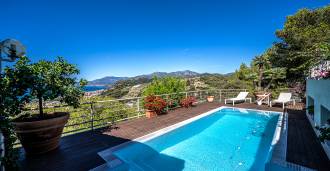 Villa con vista panoramica su Monaco a Bordighera