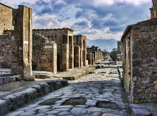 Pompeii Olaszországban különleges város